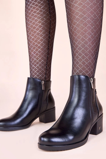 Schwarze Stiefeletten mit...