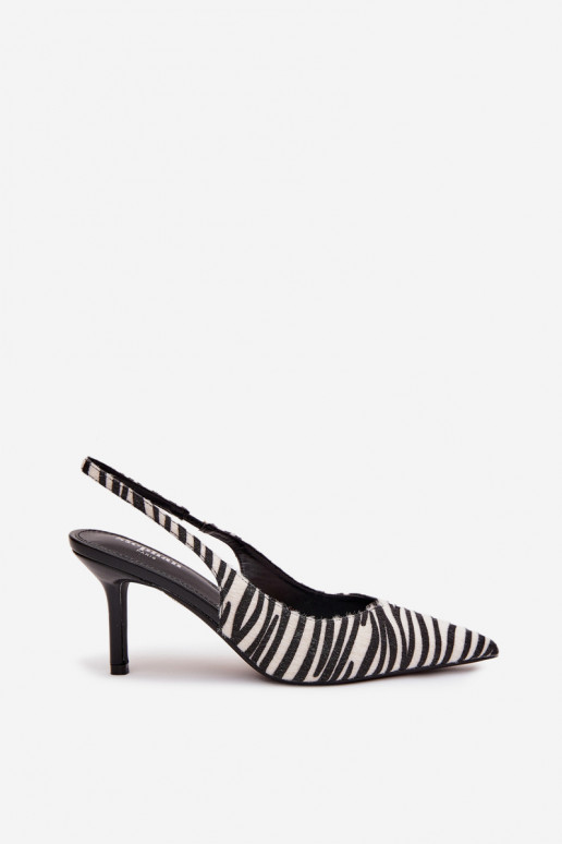 Schuhe mit dünnen Absätzen Zebra Phelia