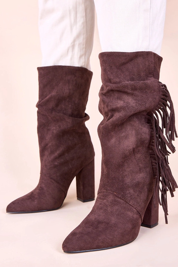 Braune Stiefeletten mit... 2