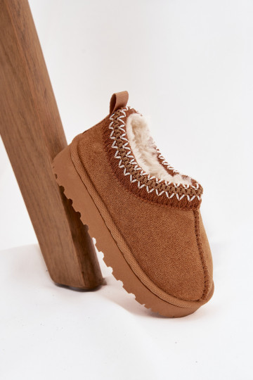 Schneestiefel KindischHaftem braune Farbe Prina 2