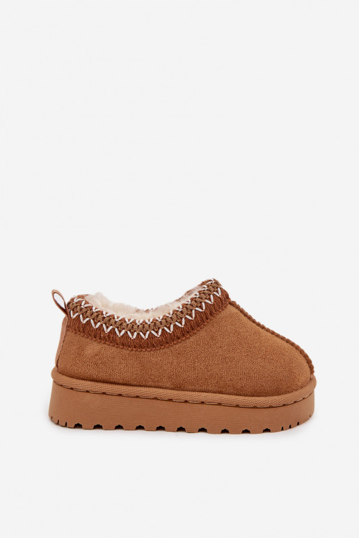 Schneestiefel KindischHaftem braune Farbe Prina