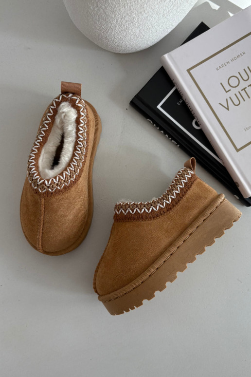 Schneestiefel KindischHaftem braune Farbe Prina