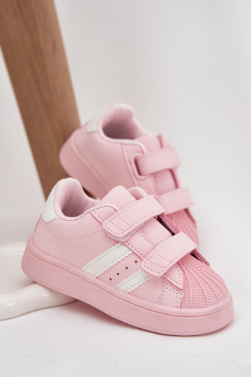 Kindersportschuhe Sneakers aus Kunstleder in Rosa, Renel