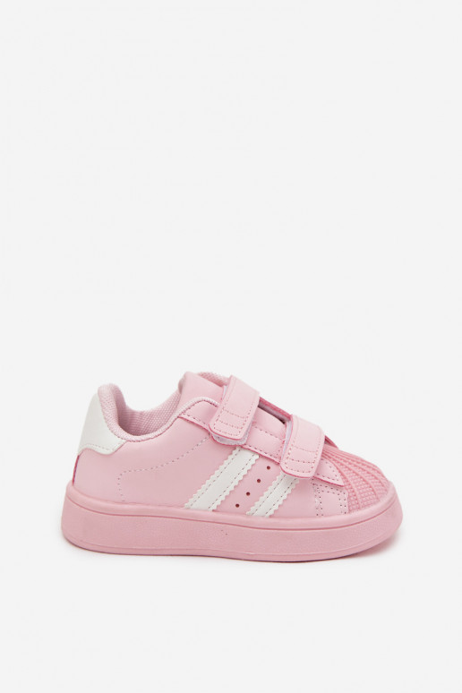 Kindersportschuhe Sneakers aus Kunstleder in Rosa, Renel