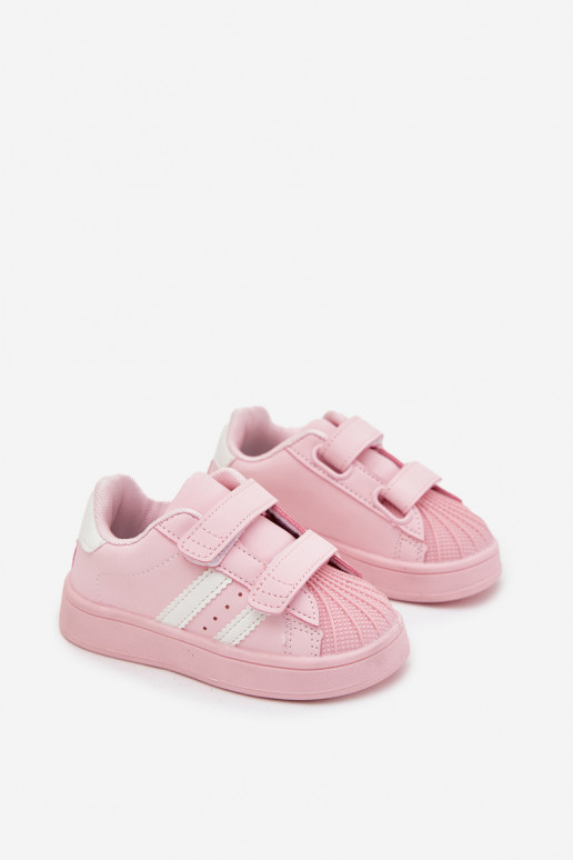 Kindersportschuhe Sneakers aus Kunstleder in Rosa, Renel