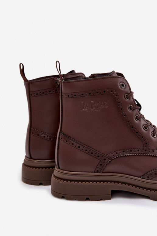 Haut Stiefel Männlich Lee Cooper LCJ-25-33-3960 braune Farbe