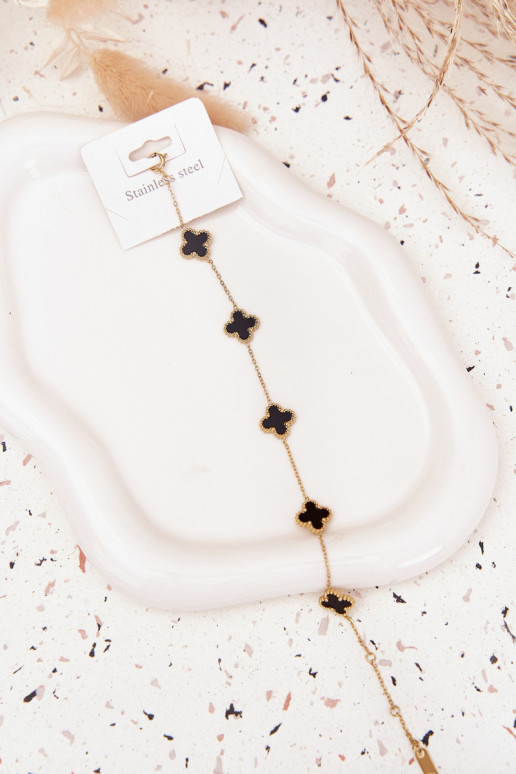 Ein Armband Mit Anhängern Stal NierdzeZuna Gold-SchZuarz