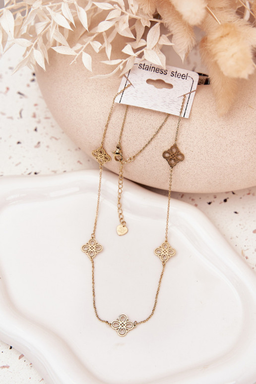 Ohne Hals aus Edelstahl goldene Farbe