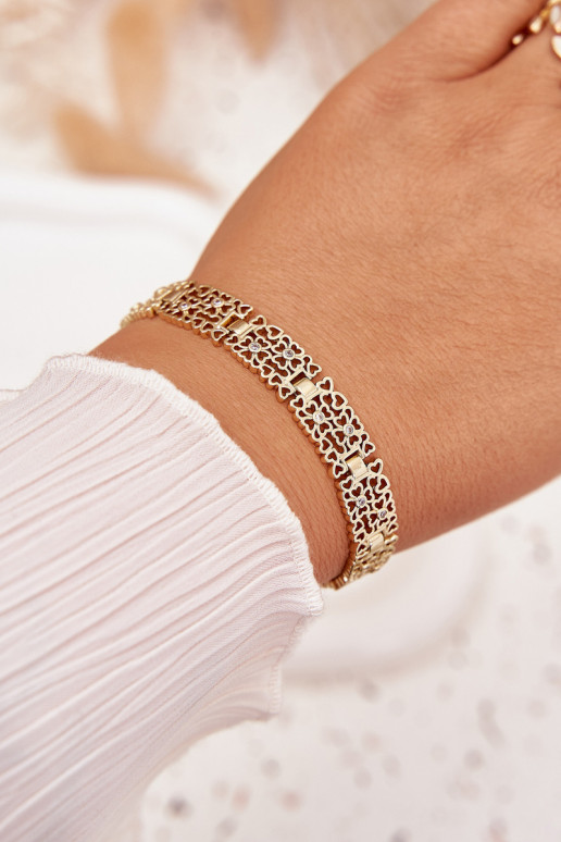 Ein Armband Feminin Aus Chirurgenstahl goldene Farbe