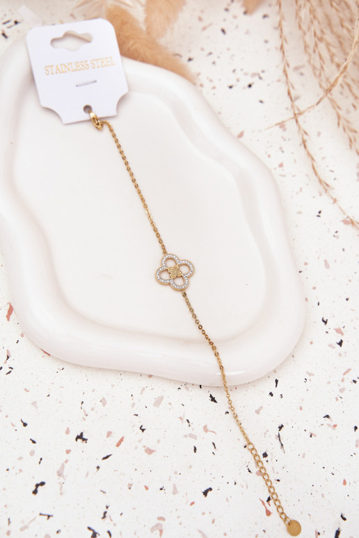 Ein Armband Feminin Aus Chirurgenstahl goldene Farbe