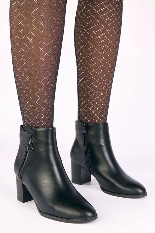 Ellie schwarze klassische Stiefel mit...