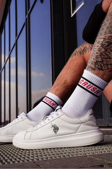 Herren Socken CRUSH, weiße Farbe