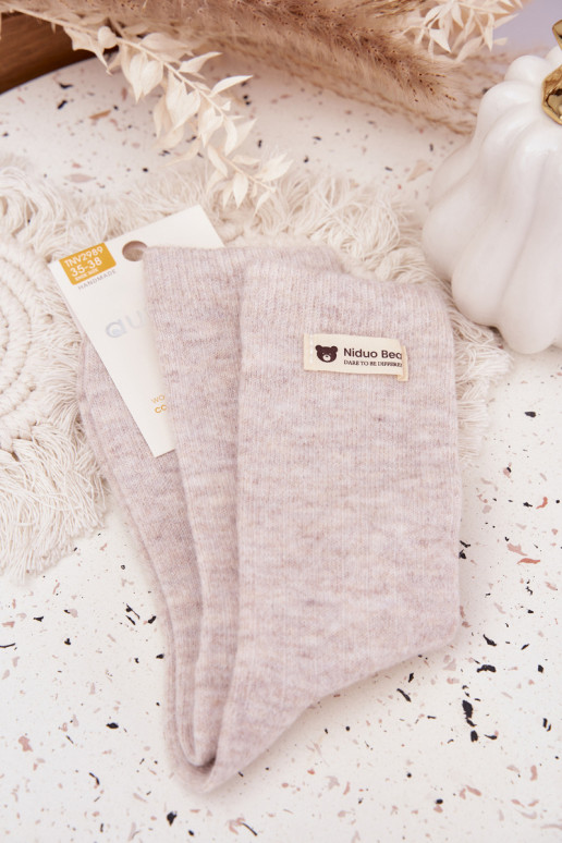 Zuarm INełniane Socken FemininErmöglichtszyZuką Beige