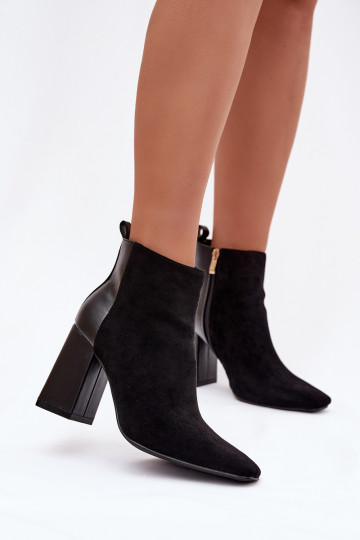 Schwarze Halbstiefel mit Innenwärmung Tai turiloria 2