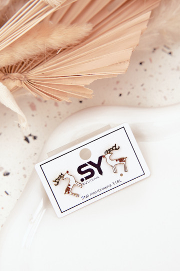 mit stilvollen Detailsi Rentier Aus Chirurgenstahl