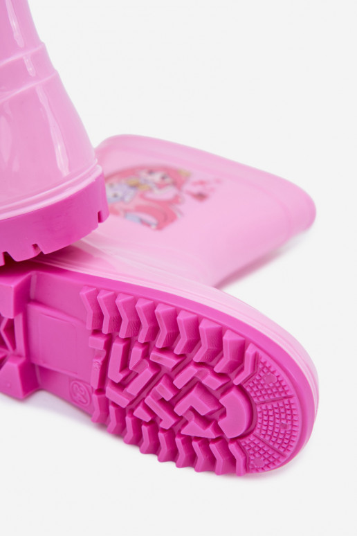 Gummistiefel Kindisch pinke Farbe Esalina