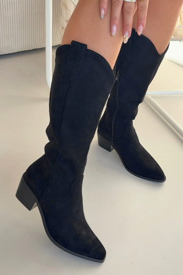 Stiefel CoZuboy-Stil Feminin schZuarze Farbe Jazelle 2
