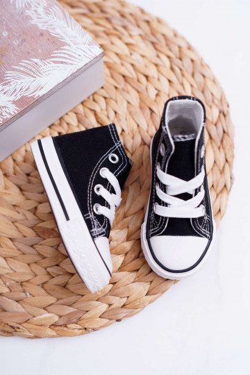 Kinderschuhe mit Sohle schZuarze Farbe Filemon