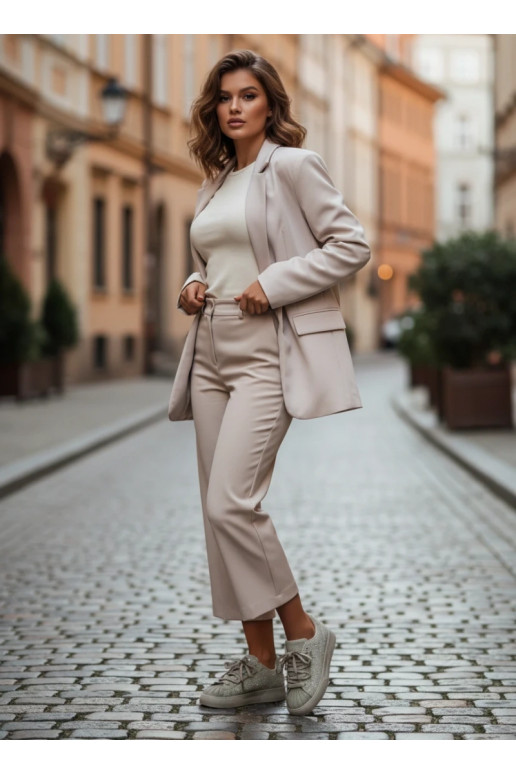 Dekoriert Sneakers Stilvollllschuhe Feminin grüne Farbe Calissea