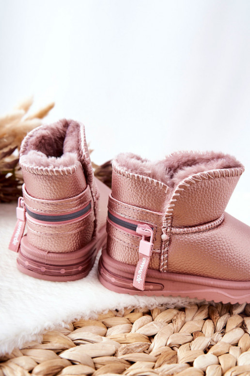 Schneestiefel für Kinder pinke Farbe Frosty