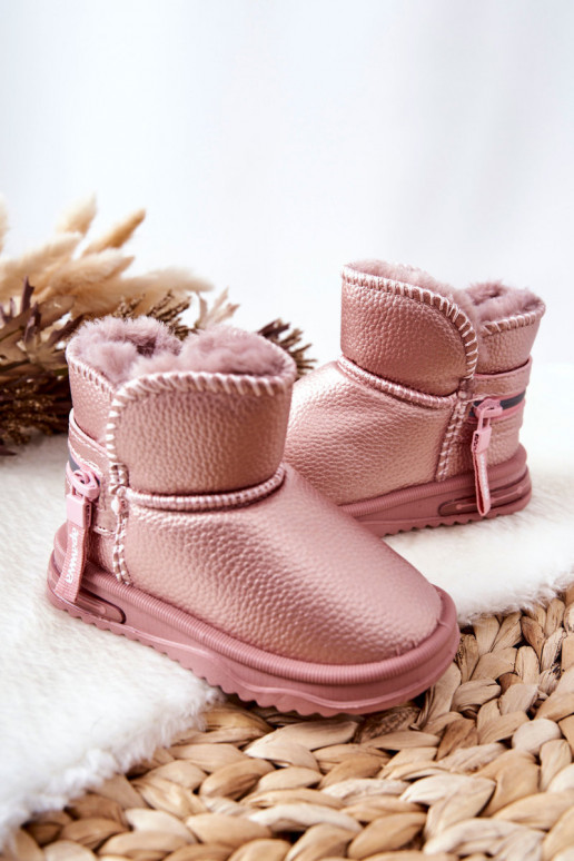 Schneestiefel für Kinder pinke Farbe Frosty