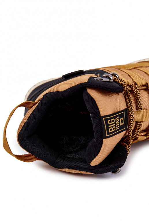 Feminin Groß INanderstiefel Big Star KK274609 braune Farbe