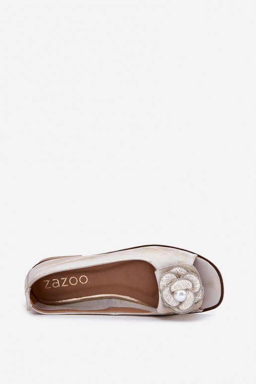 BallerinasOdkrytymi Palcami I Eine Blume Zazoo 1870 goldene Farbe Przecierany