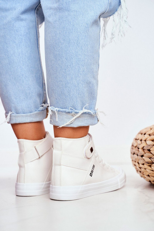 Feminin Haut Freizeitschuhe mit Sohle BIG STAR V274541 Zueiße Farbe