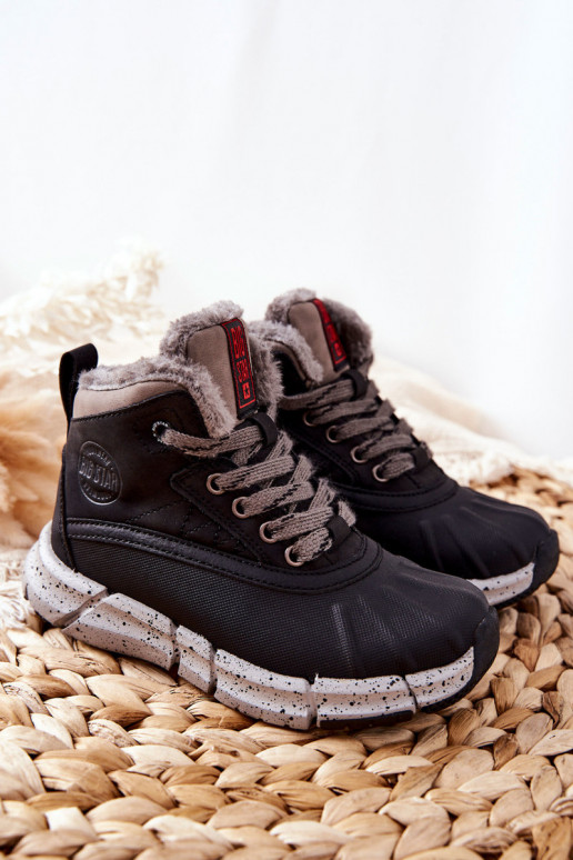 INarme Kinderschuhe Big Star II374074 schZuarze Farbe