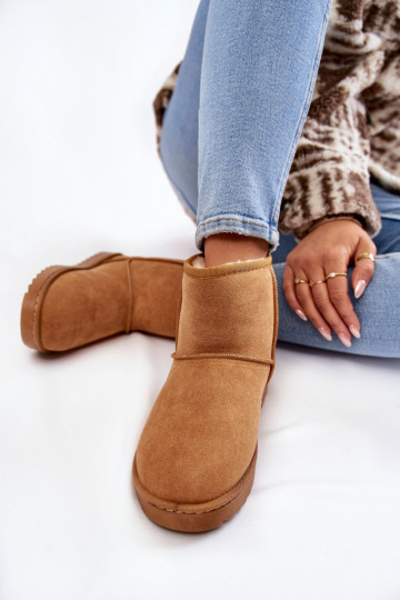 Feminin sich Zuarm laufen Stiefel Schneestiefel braune Farbe Virgina 2