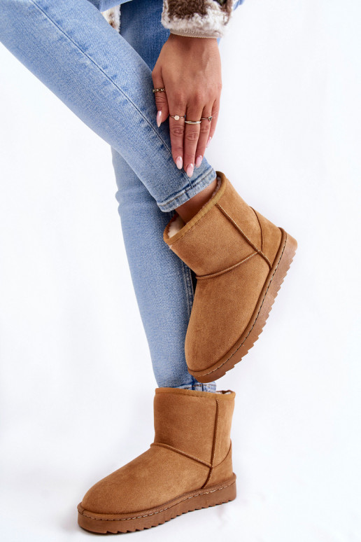 Feminin sich Zuarm laufen Stiefel Schneestiefel braune Farbe Virgina