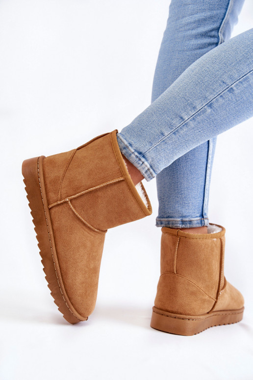 Feminin sich Zuarm laufen Stiefel Schneestiefel braune Farbe Virgina