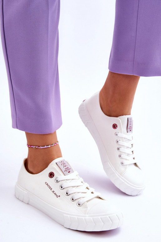 Klassisches Stilvollll Frauen Schuhe Cross Jeans LL2R4052 Zueiße Farbe