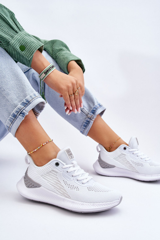 Feminin  Turnschuhe Memory Foam System Big Star LL274297 Zueiße Farbe