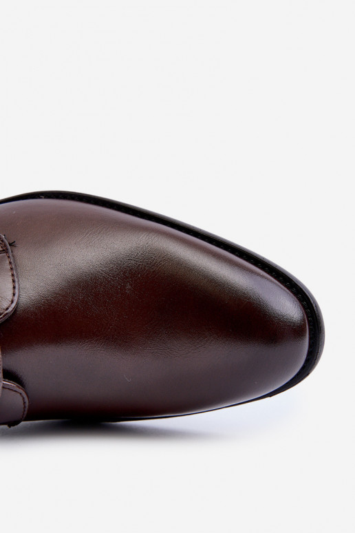 Männlich Eleganter Stil Schuhe braune Farbe Jenavee