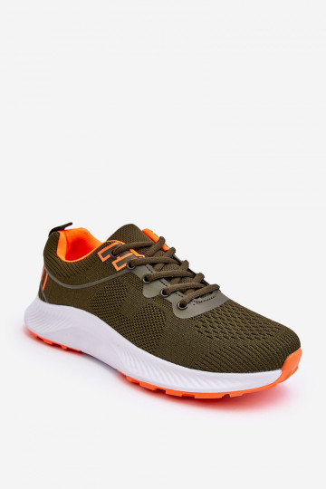 Klassisches Stilvollll Männlich Sportlicher Stil Schuhe mit Schnürsenkeln Khaki-Farbe-Farbe Jasper