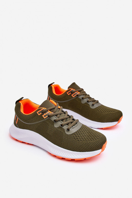 Klassisches Stilvollll Männlich Sportlicher Stil Schuhe mit Schnürsenkeln Khaki-Farbe-Farbe Jasper