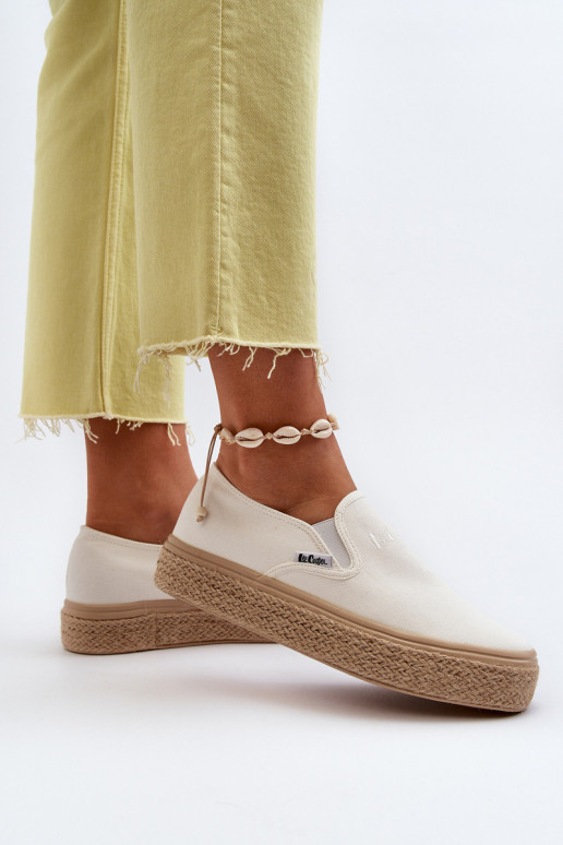 Frauen Schuhe Slip-On Mit Zopf Lee Cooper LCIN-24-44-2430