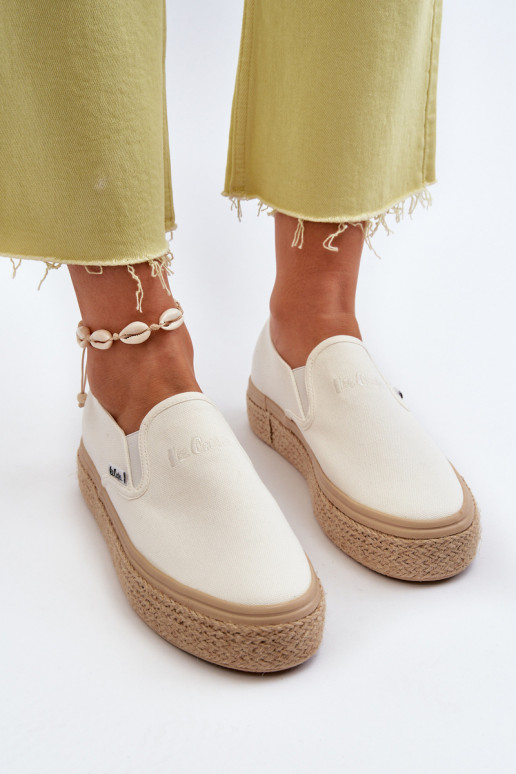 Frauen Schuhe Slip-On Mit Zopf Lee Cooper LCIN-24-44-2430