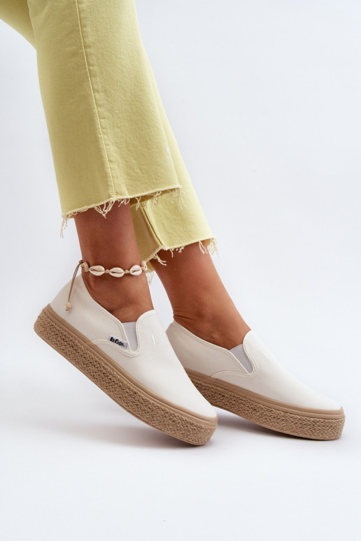 Frauen Schuhe Slip-On Mit Zopf Lee Cooper LCIN-24-44-2430