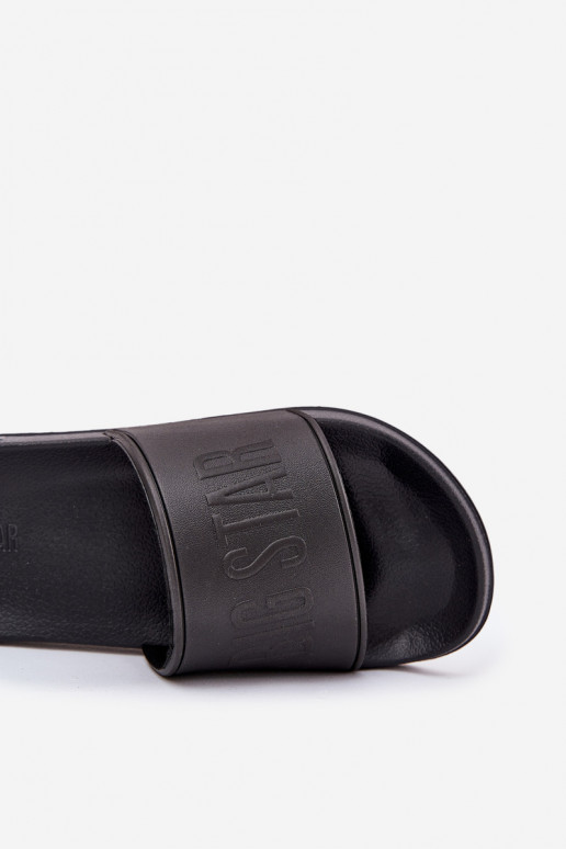 Leichte Hausschuhe aus Schaumstoff Männlich Big Star MM174322 schZuarze Farbe