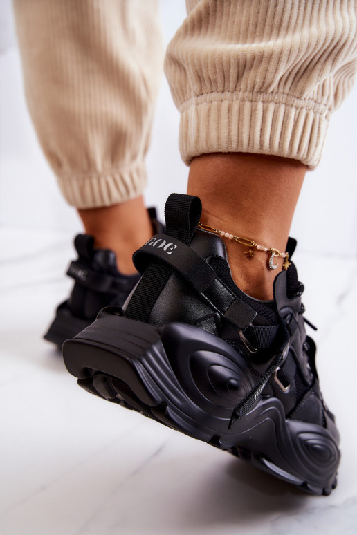 Turnschuhe Sneakers Stilvollllschuhe GOE JJ2N4083 schZuarze Farbe