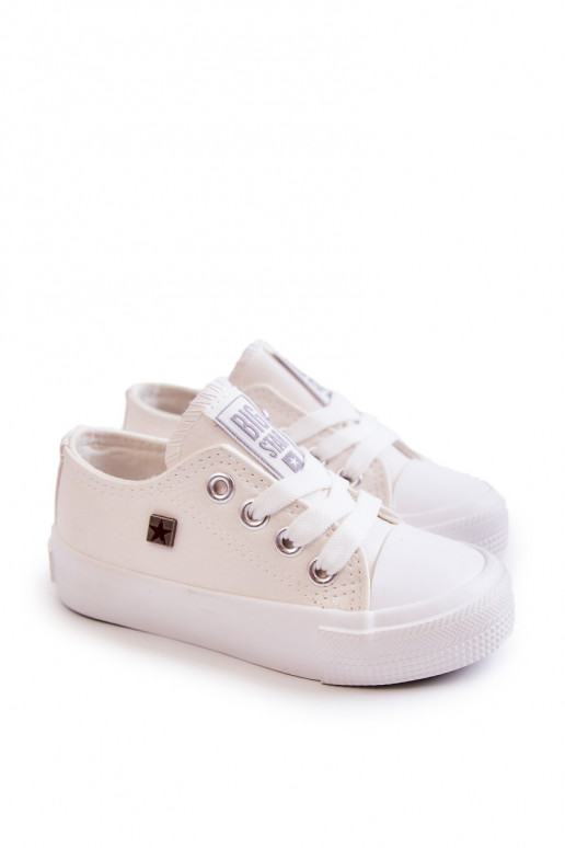 Kindisch Haut lässige Schuhe BIG STAR JJ374310 Zueiße Farbe