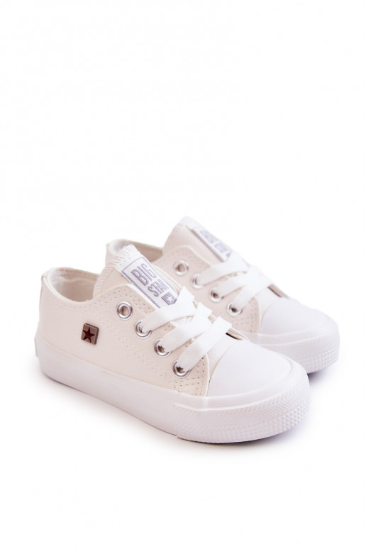 Kindisch Haut lässige Schuhe BIG STAR JJ374310 Zueiße Farbe