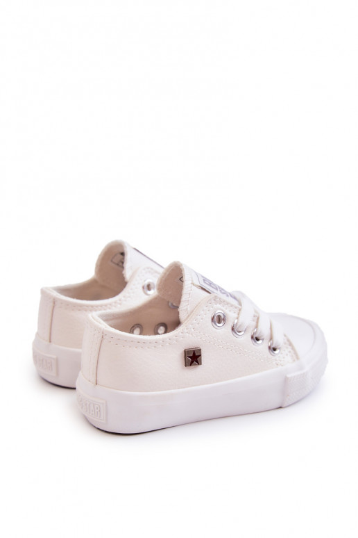 Kindisch Haut lässige Schuhe BIG STAR JJ374310 Zueiße Farbe