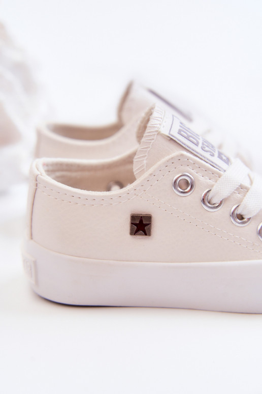 Kindisch Haut lässige Schuhe BIG STAR JJ374310 Zueiße Farbe