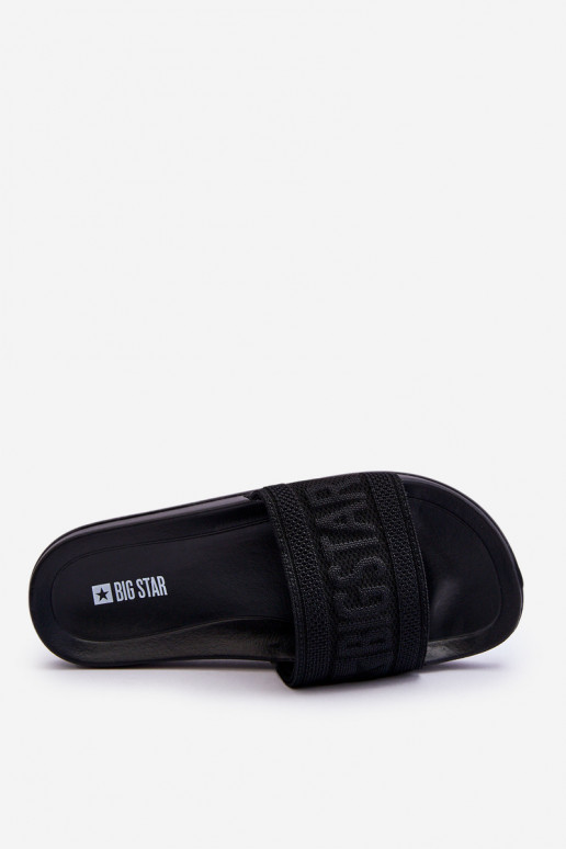Feminin Modische Hausschuhe Big Star LL274A158 schZuarze Farbe