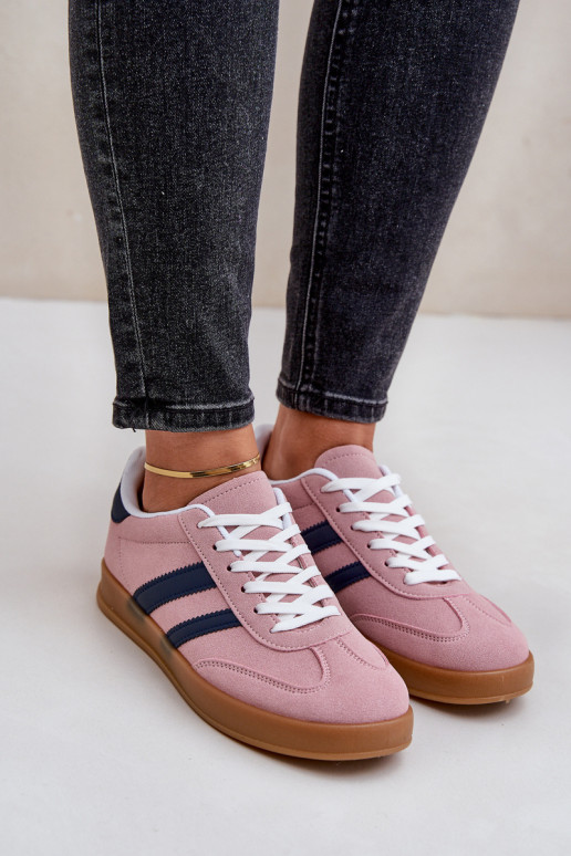 Sneakers Stilvollllschuhe Damentief pinke Farbe EnnorZuen