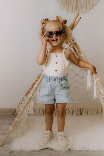 Sportschuhe für Kinder mit Klebeverschlüssen Beige Elike 2