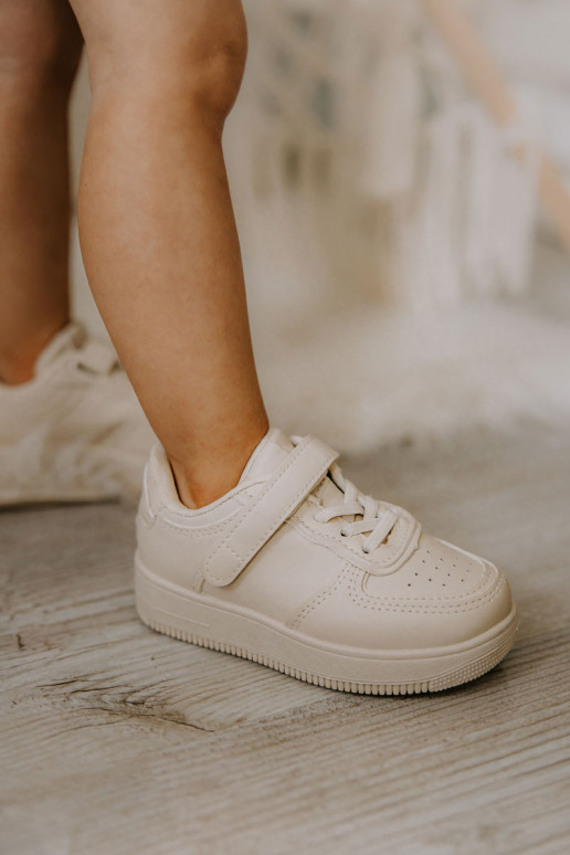 Sportschuhe für Kinder mit Klebeverschlüssen Beige Elike